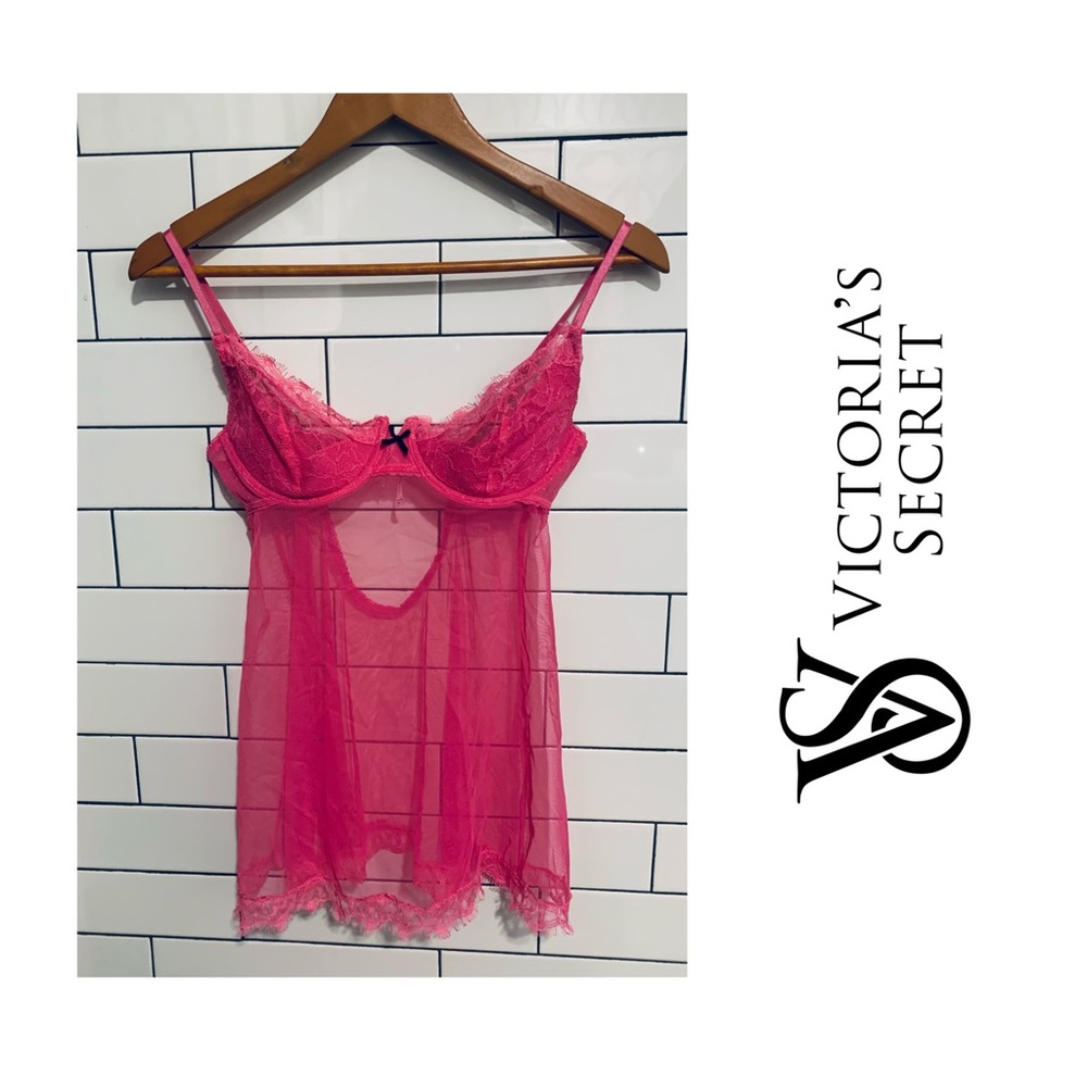 ⚠️ FINAL CALLCloset Clean Out Victoria's Secret Pink Lace Chemise